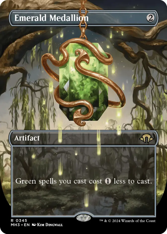 Emerald Medallion <borderless> [MH3] (F)