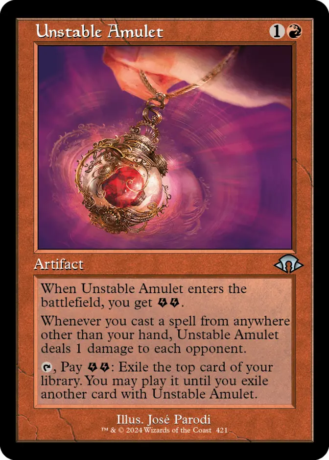 Unstable Amulet <retro> [MH3] (F)