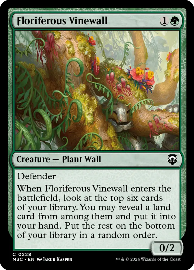 Floriferous Vinewall [M3C]