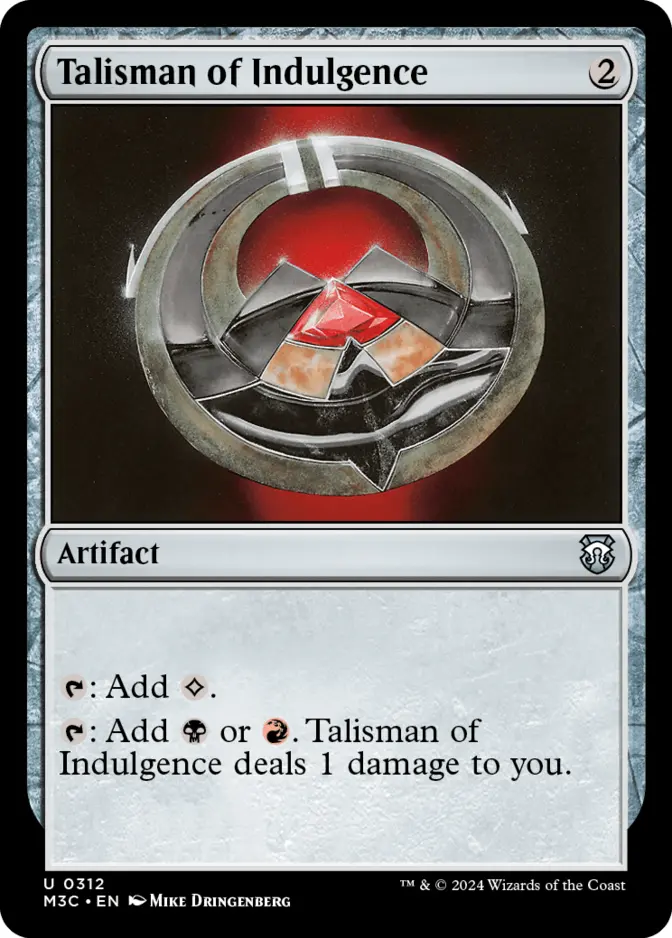 Talisman of Indulgence [M3C]