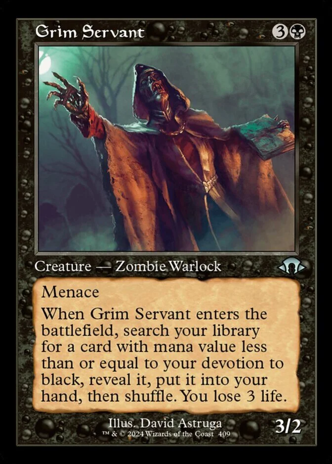 Grim Servant <borderless> [MH3]