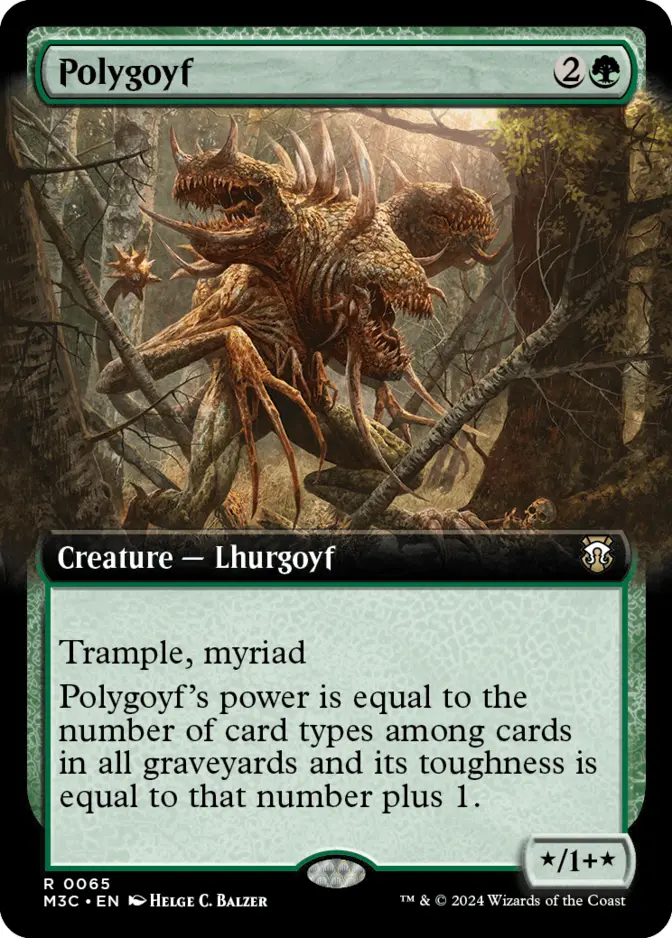 Polygoyf <extended> [M3C] (F)
