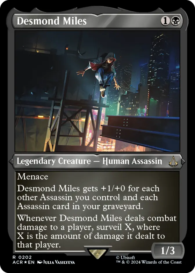 Desmond Miles <foil etched> [ACR] (F)