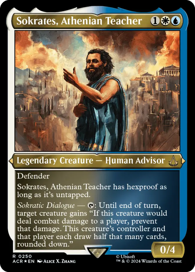 Sokrates, Athenian Teacher <foil etched> [ACR]