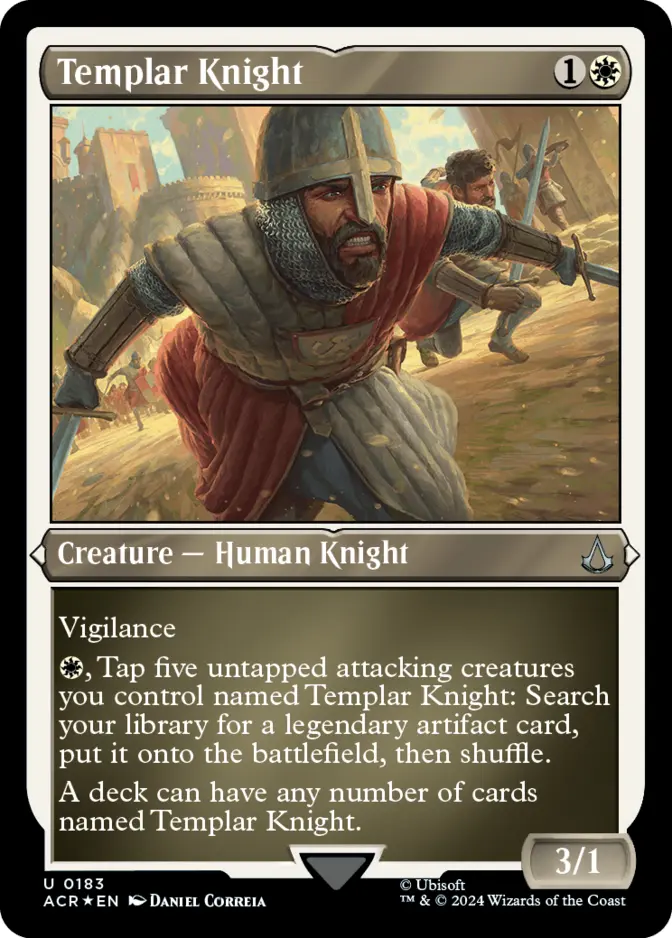Templar Knight <foil etched> [ACR] (F)