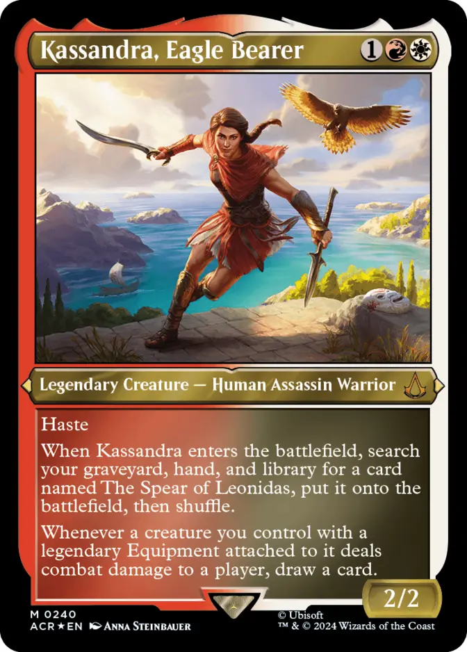 Kassandra, Eagle Bearer <foil etched> [ACR] (F)