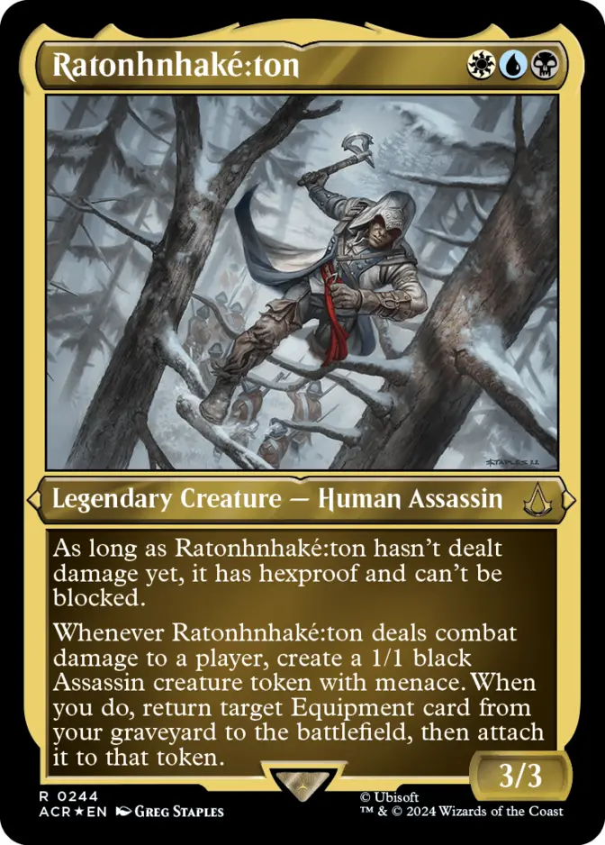 Ratonhnhake:ton <foil etched> [ACR] (F)