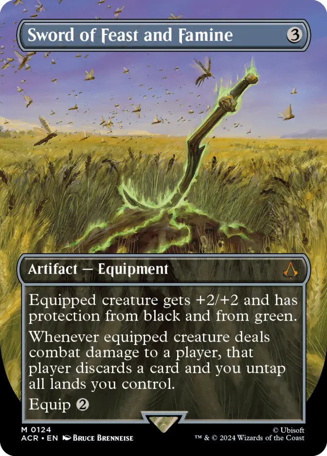 Sword of Feast and Famine <borderless> [ACR] (F)