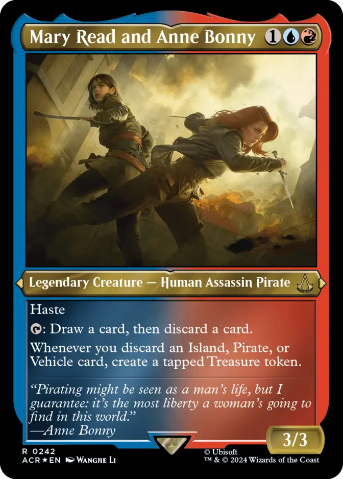 Mary Read and Anne Bonny <foil etched> [ACR] (F)
