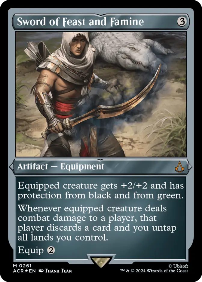Sword of Feast and Famine <foil etched> [ACR] (F)