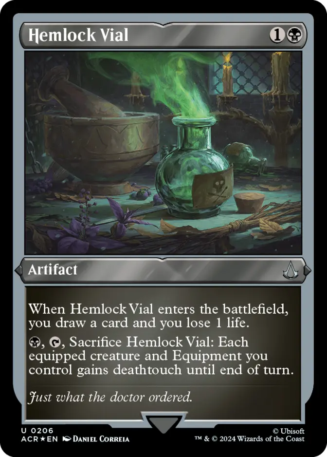 Hemlock Vial <foil etched> [ACR]
