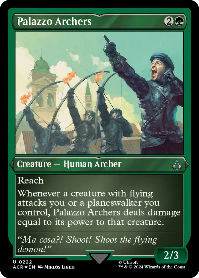 Palazzo Archers <foil etched> [ACR] (F)
