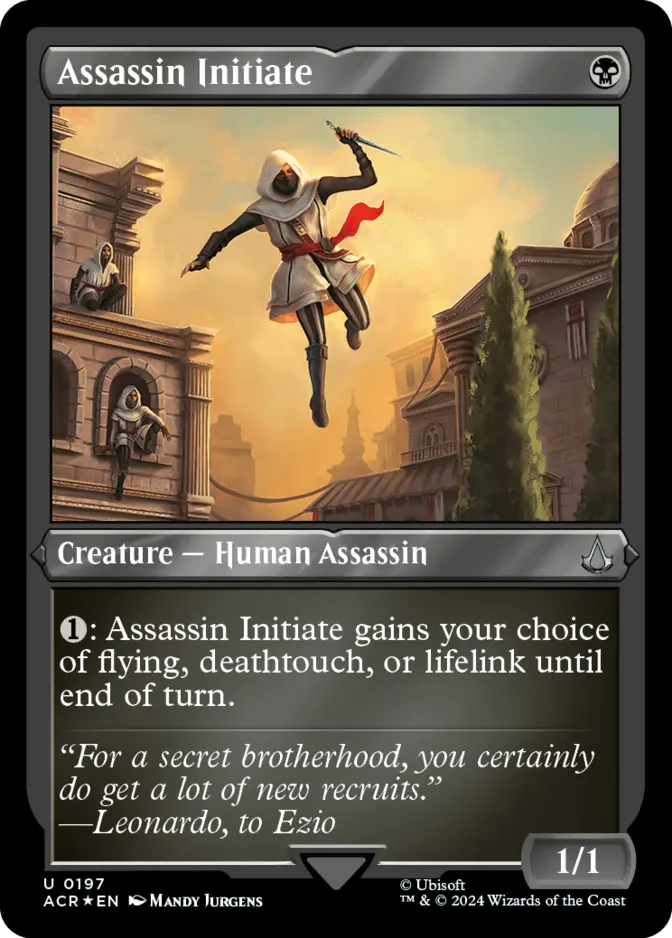 Assassin Initiate <foil etched> [ACR] (F)