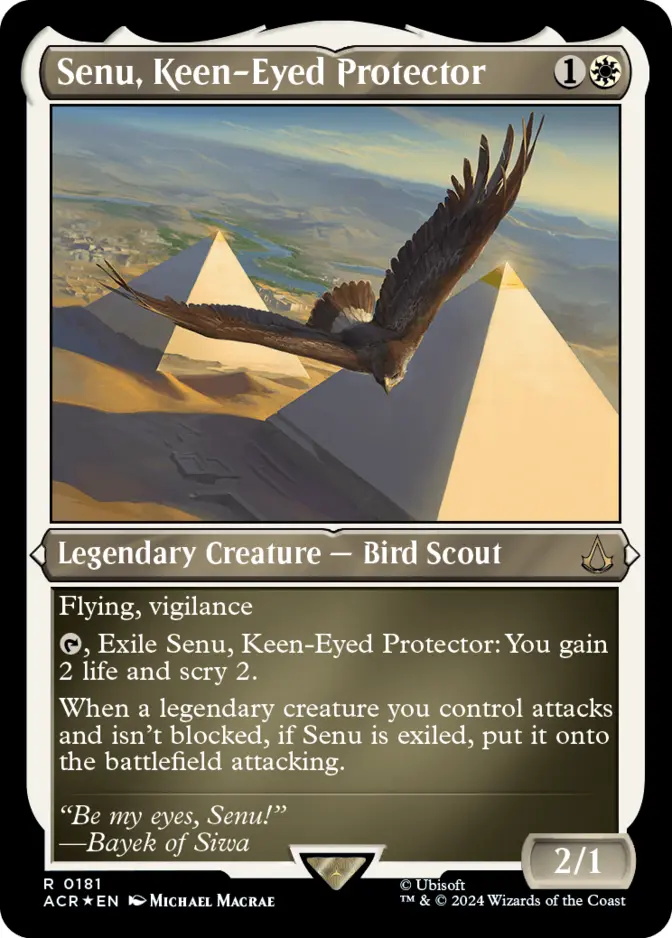 Senu, Keen-Eyed Protector <foil etched> [ACR] (F)
