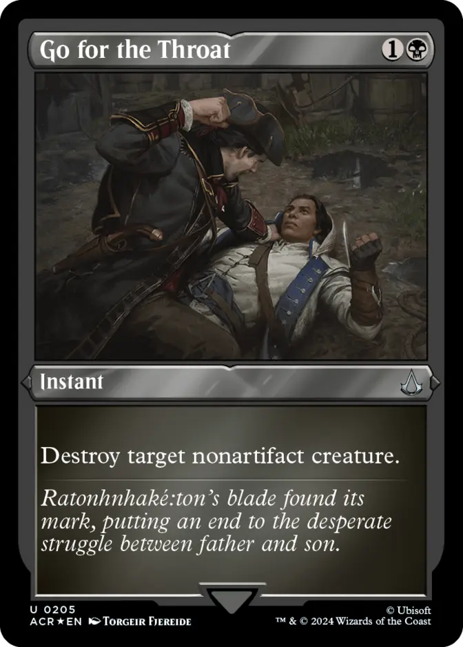 Go for the Throat <foil etched> [ACR] (F)