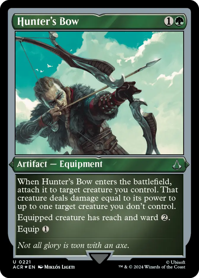 Hunter's Bow <foil etched> [ACR] (F)