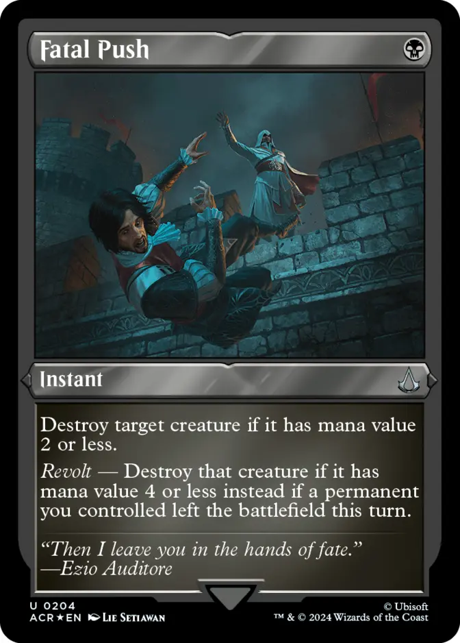 Fatal Push <foil etched> [ACR]