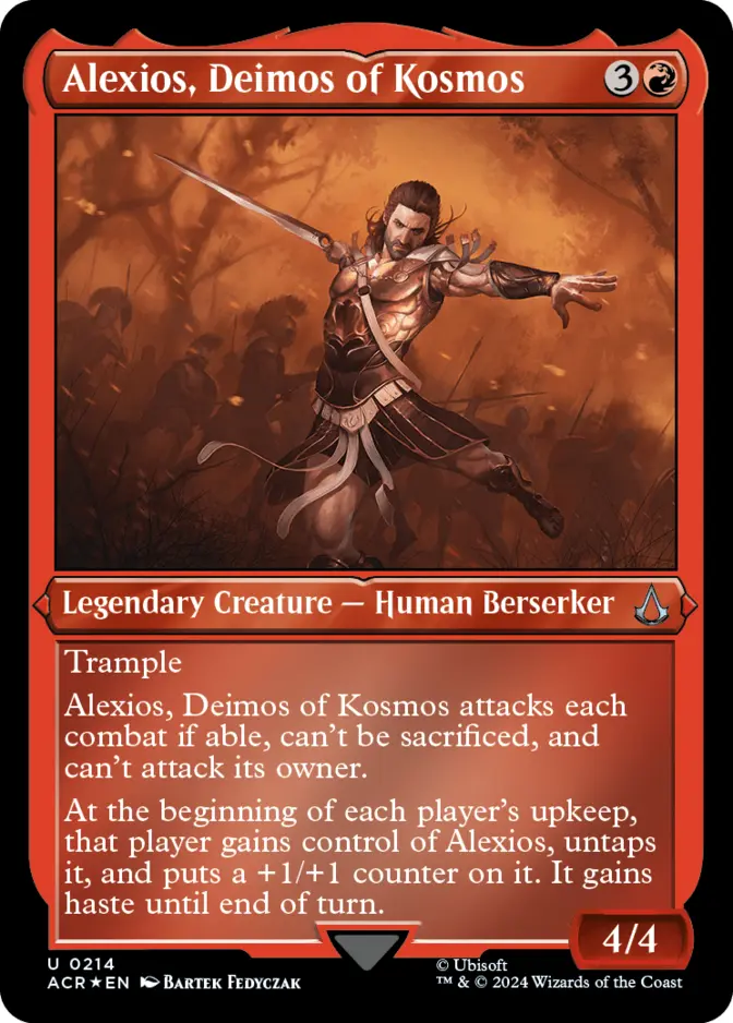 Alexios, Deimos of Kosmos <foil etched> [ACR] (F)