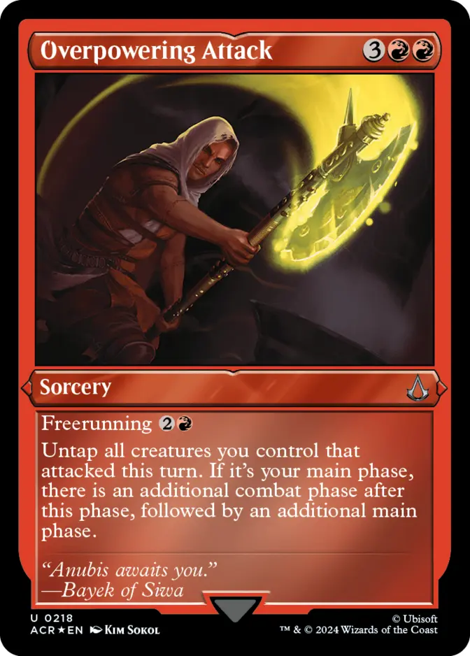 Overpowering Attack <foil etched> [ACR] (F)