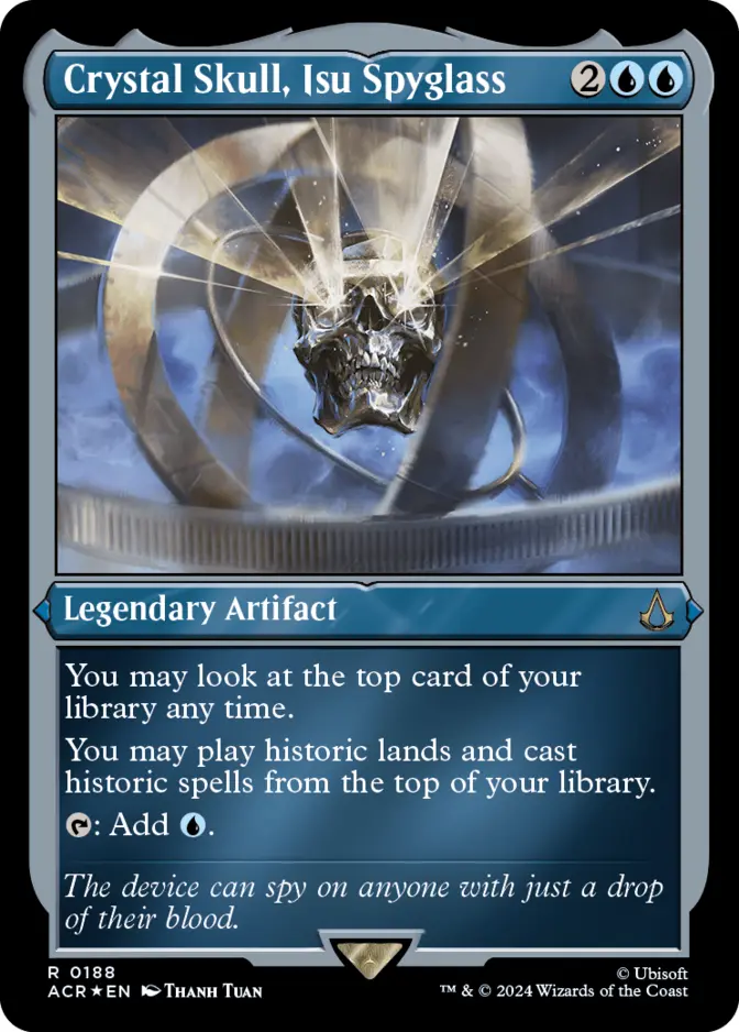 Crystal Skull, Isu Spyglass <foil etched> [ACR] (F)
