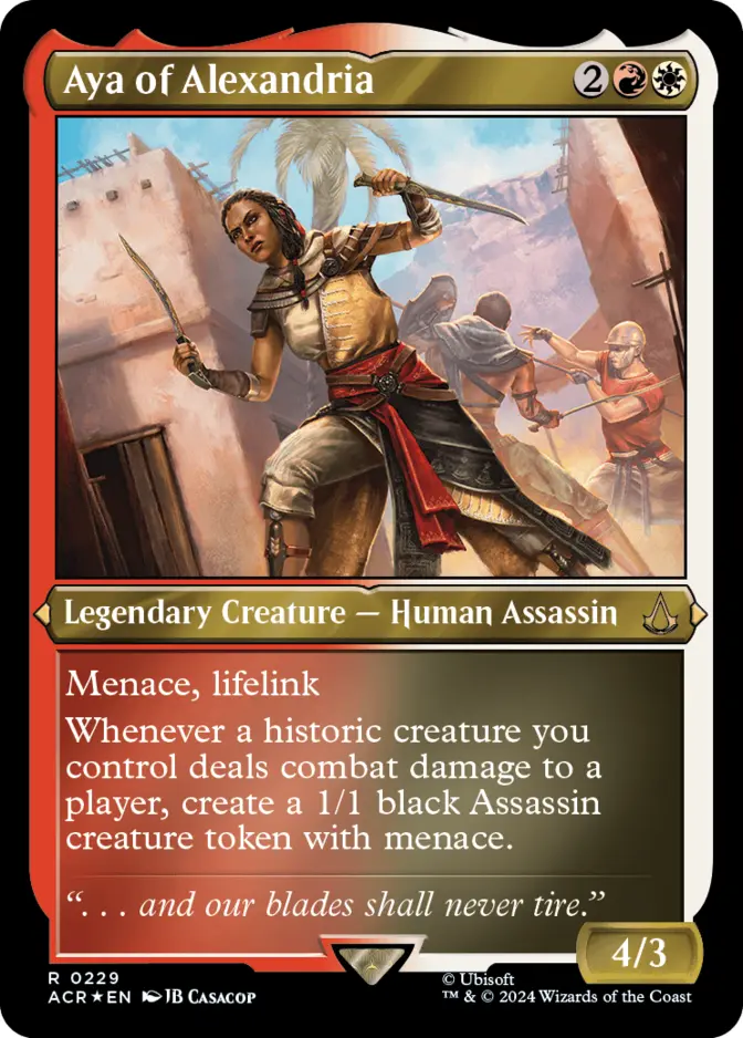 Aya of Alexandria <foil etched> [ACR] (F)