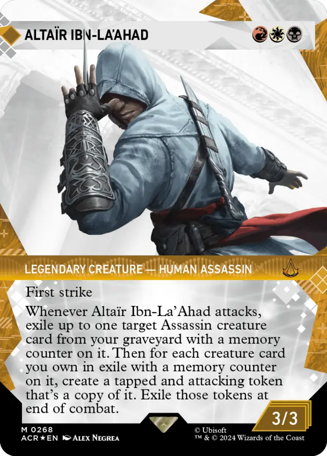 Altair Ibn-La'Ahad <showcase - textured foil> [ACR] (F)