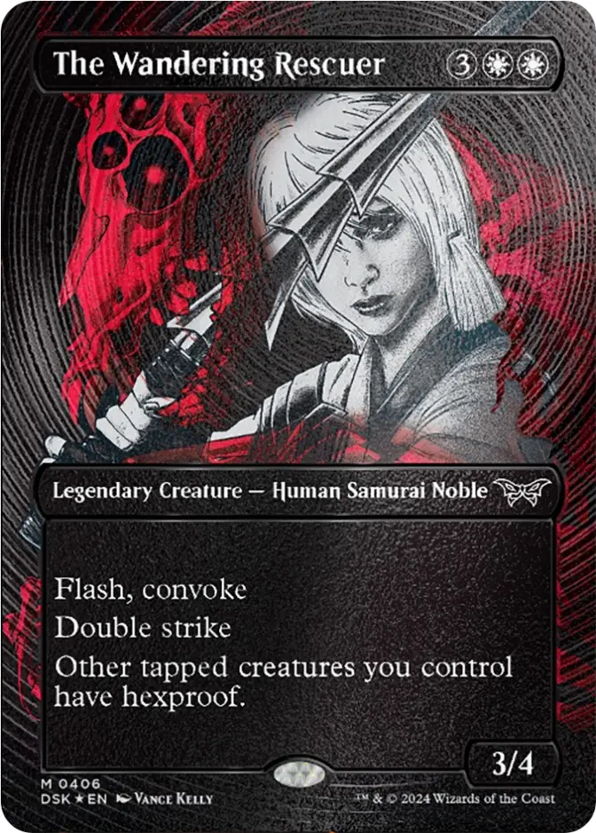 The Wandering Rescuer <showcase double exposure - textured foil> [DSK] (F)