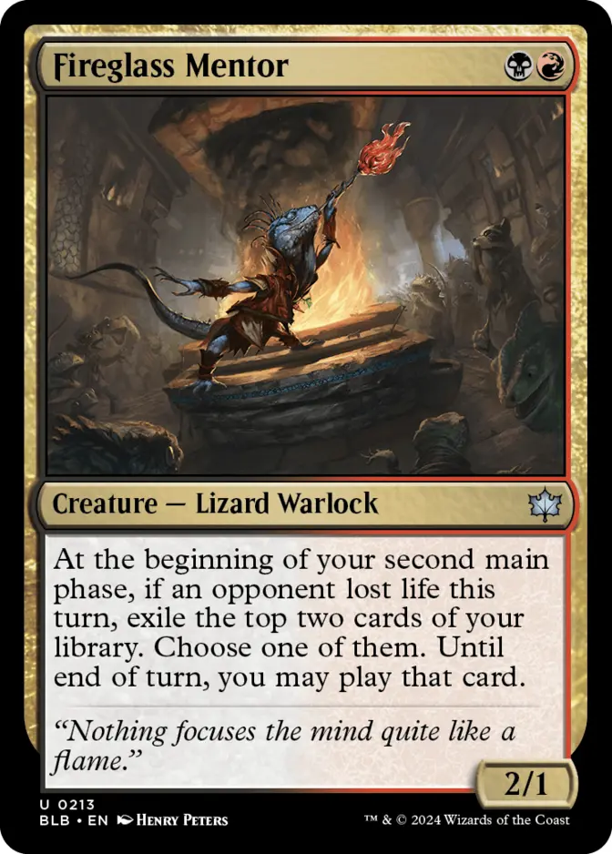 Fireglass Mentor [BLB] (F)