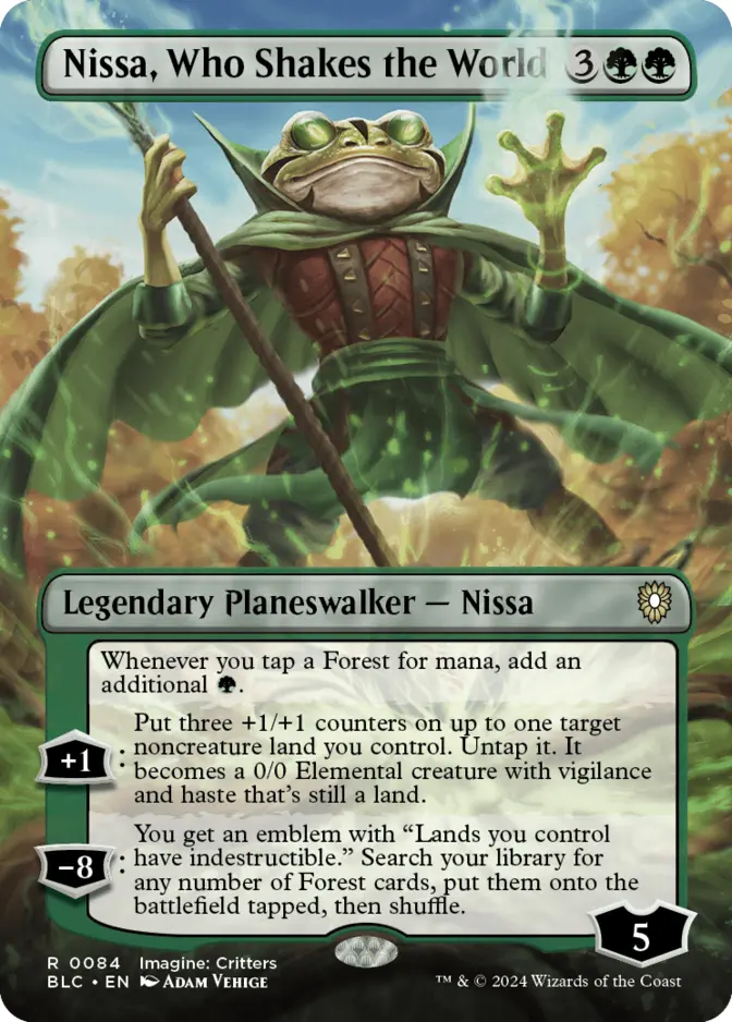 Nissa, Who Shakes the World <Imagine: Critters> [BLC] (F)