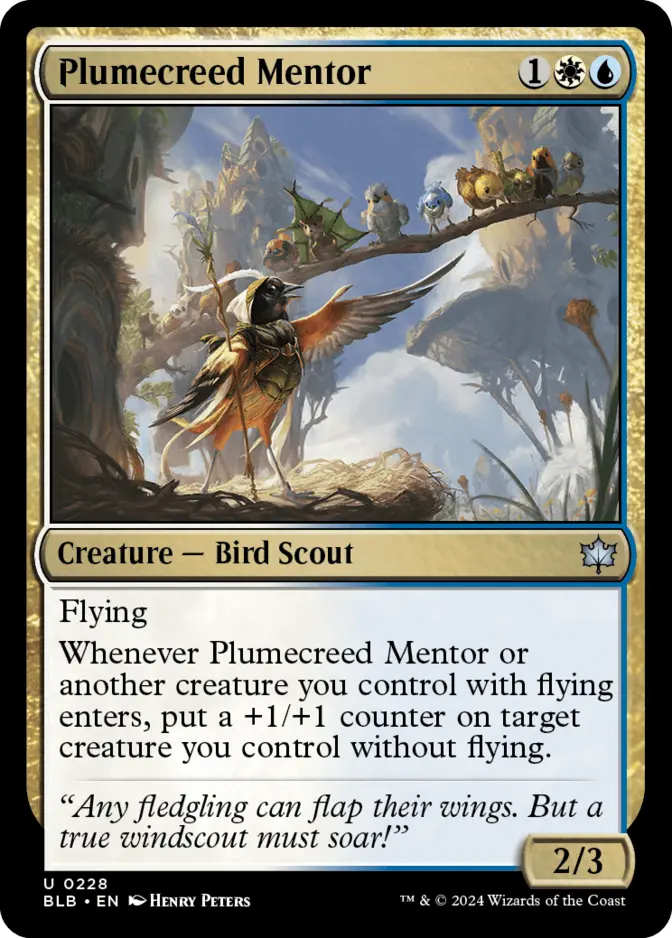 Plumecreed Mentor [BLB] (F)