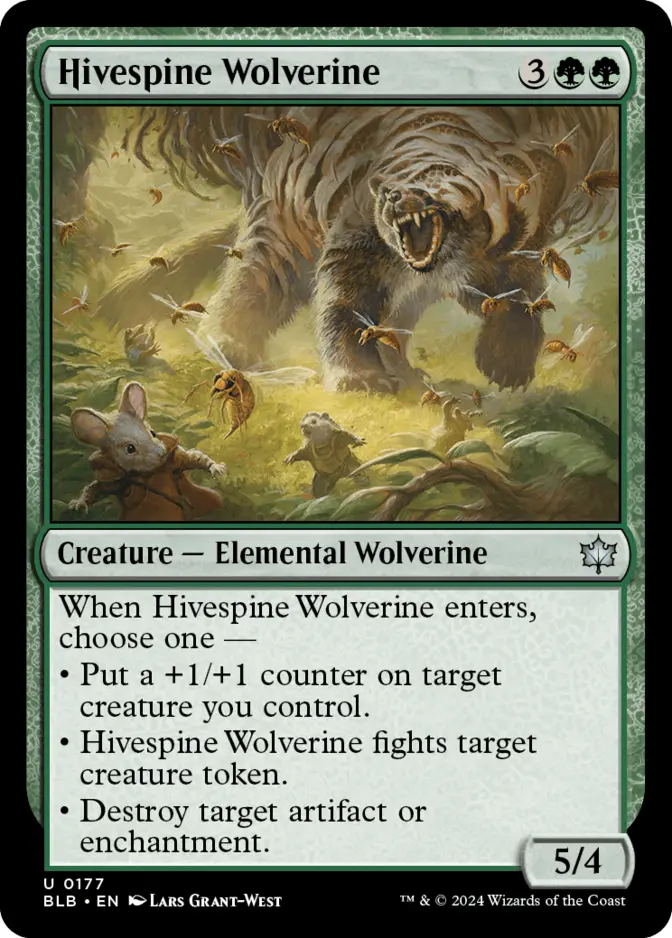 Hivespine Wolverine [BLB] (F)