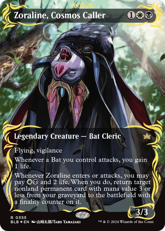 Zoraline, Cosmos Caller <borderless - raised foil> [BLB] (F)