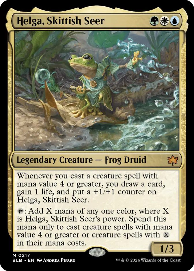 Helga, Skittish Seer [BLB]