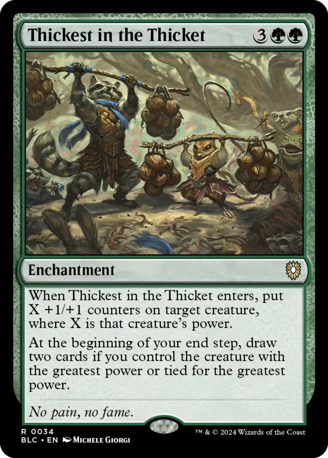 Thickest in the Thicket [BLC]