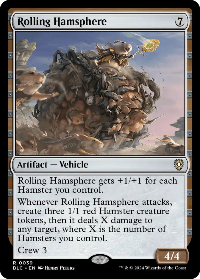 Rolling Hamsphere [BLC]