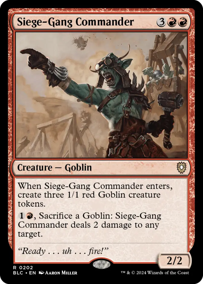 Siege-Gang Commander [BLC]
