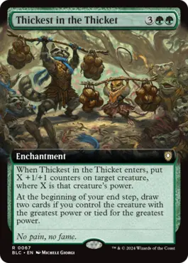 Thickest in the Thicket