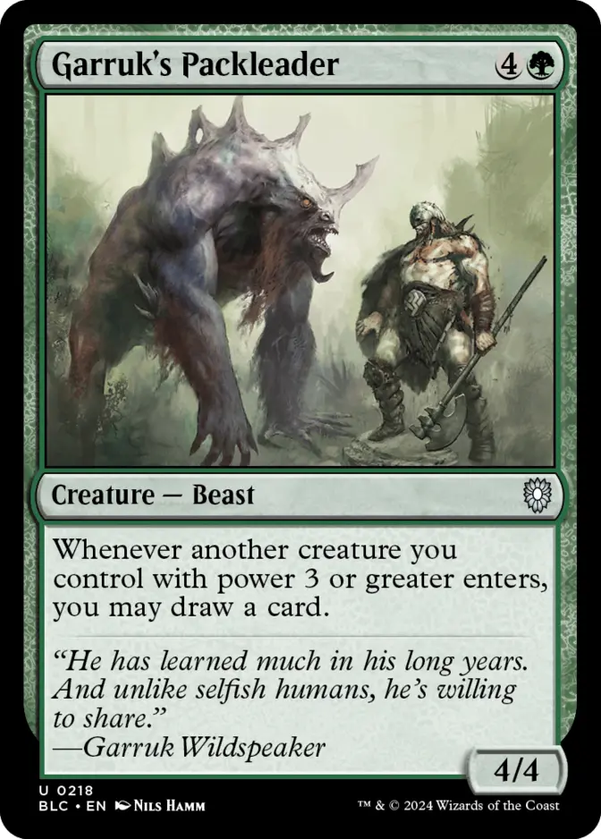 Garruk's Packleader [BLC]