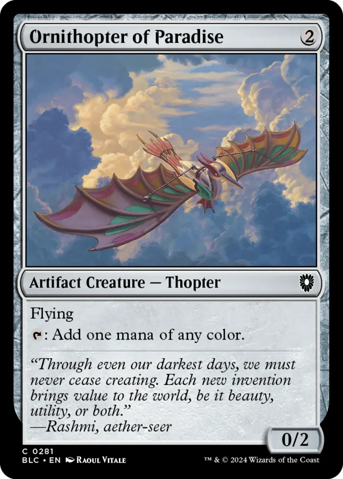 Ornithopter of Paradise [BLC]