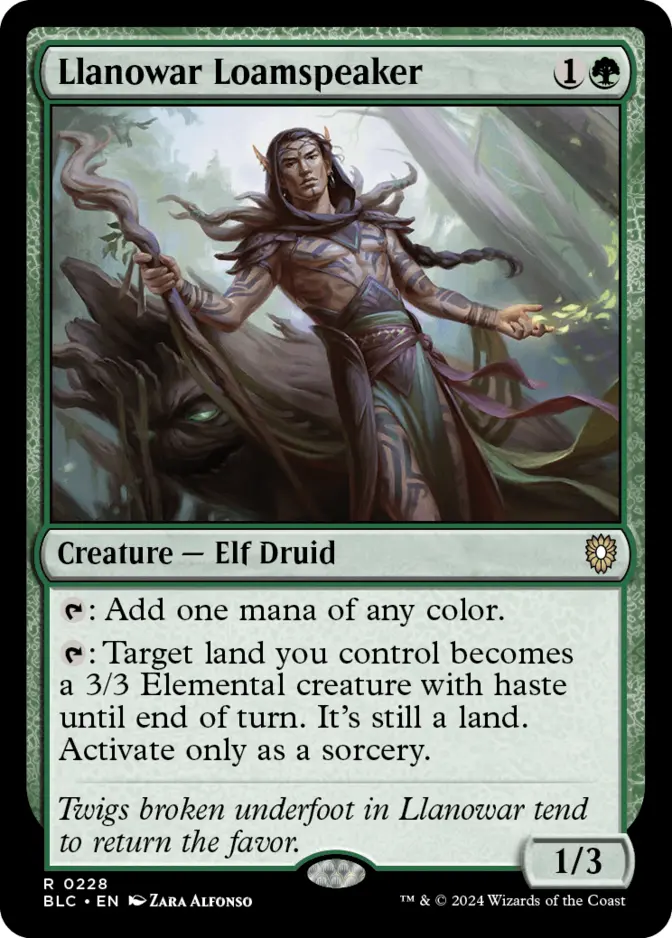 Llanowar Loamspeaker [BLC]