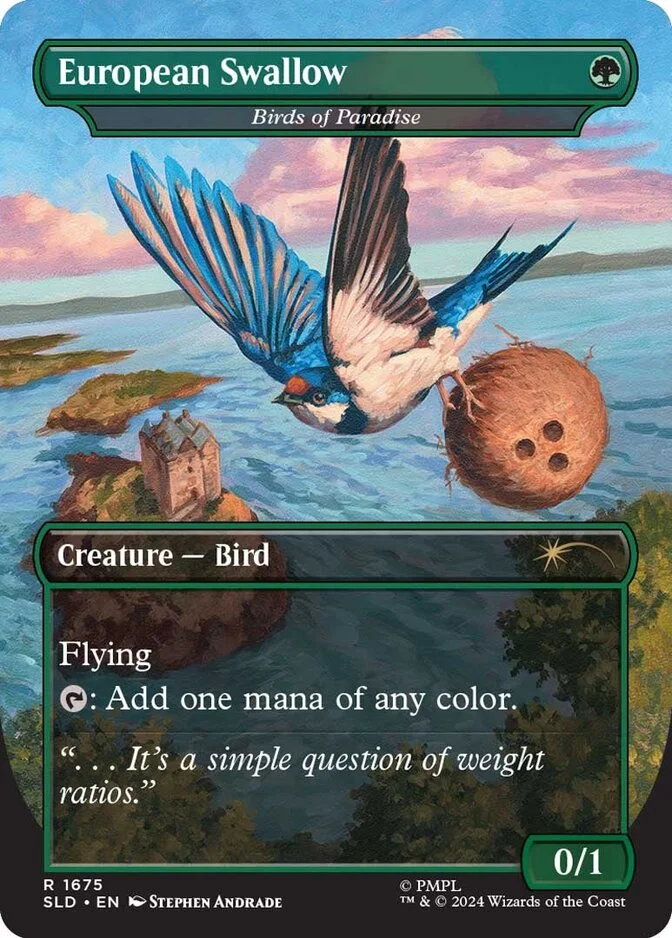 Birds of Paradise <European Swallow - Alternate - Monthy Python and the Holy Grail Vol. 1> [SLD]