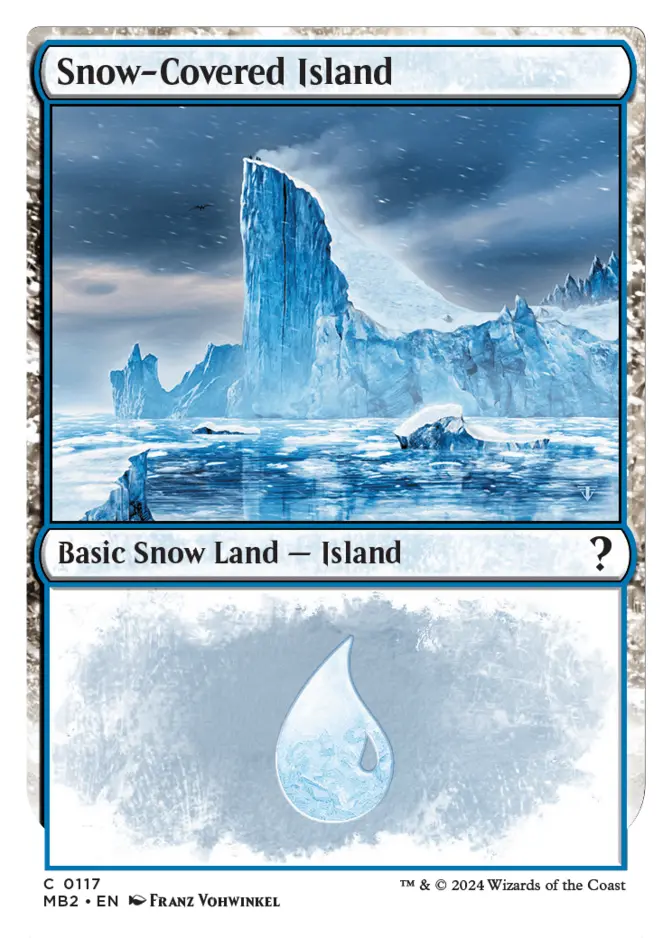 Snow-Covered Island <White-Bordered> [MB2]