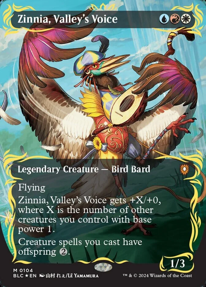 Zinnia, Valley's Voice <Imagine: Critters - anime - raised foil> [BLC] (F)