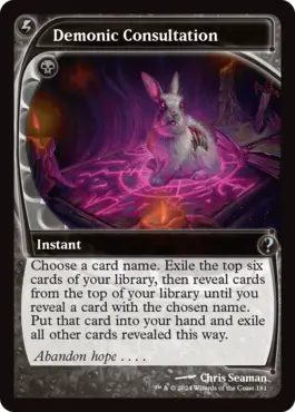 MTG MB2 Demonic Consultation 【Foil】1枚 card_image.webp