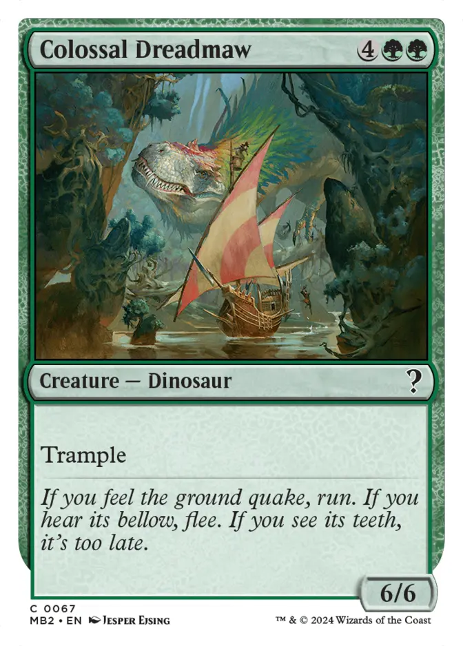 Colossal Dreadmaw <White-Bordered> [MB2]