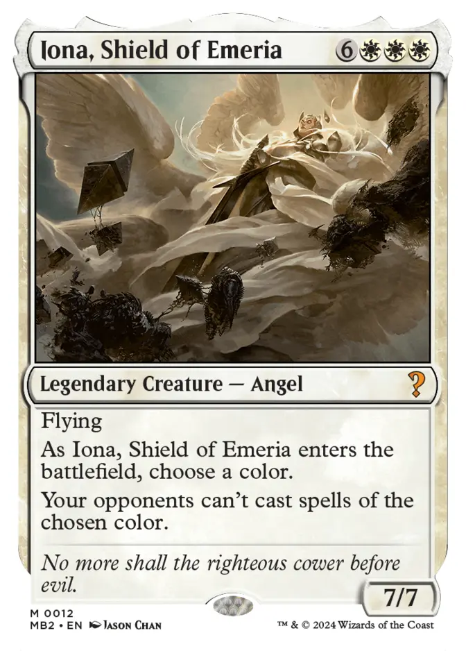 Iona, Shield of Emeria <White-Bordered> [MB2]