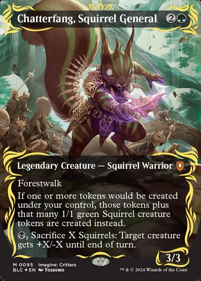 Chatterfang, Squirrel General <Imagine: Critters - anime - raised foil> [BLC] (F)