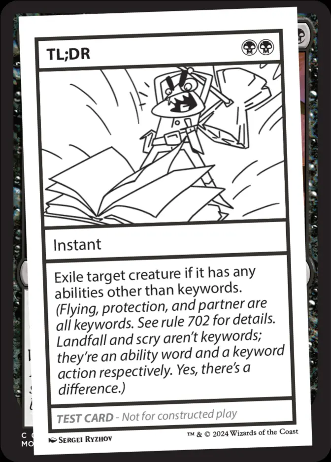 TL;DR <Playtest> [MB2]