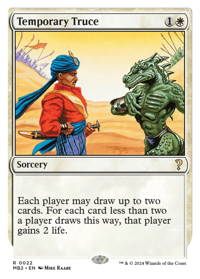Temporary Truce <White-Bordered> [MB2]