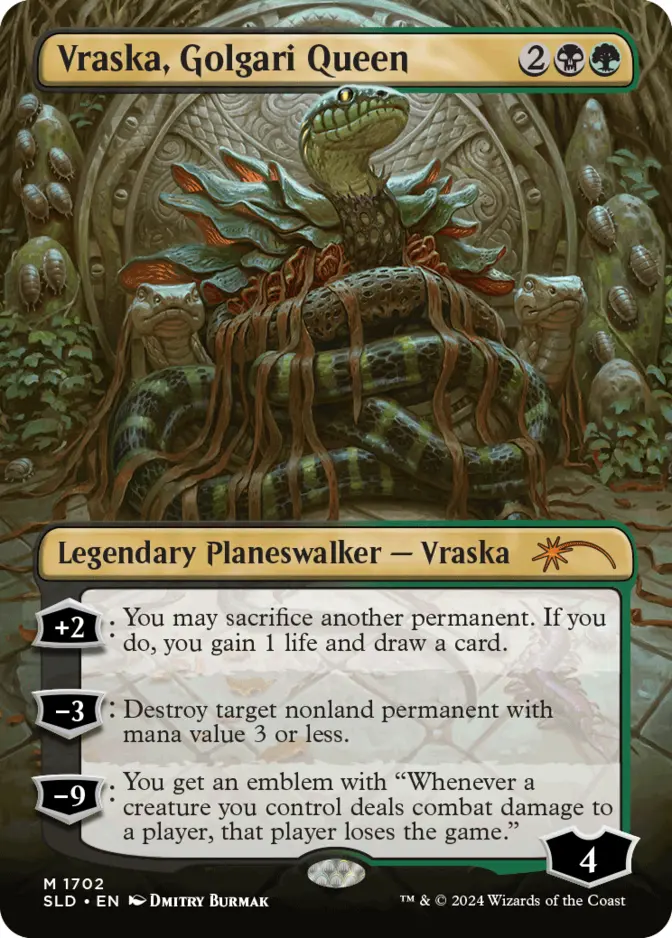 Vraska, Golgari Queen <showcase bloomburrow> [SLD]
